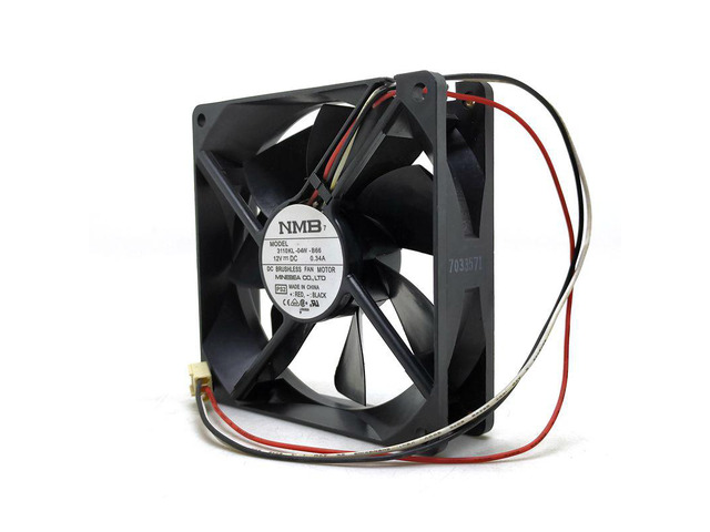 8025 12V Three-wire Double Ball Intelligent Temperature Control Fan 8cm 3110kl-04w-b66 Mute cooling fan