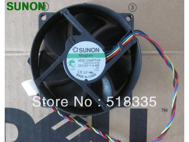 For Sunon 9CM 8CM 8025 9225 90/80mm x 25mm KDE1209PTVX Maglev Cooler Cooling Fan 12V 4.4W