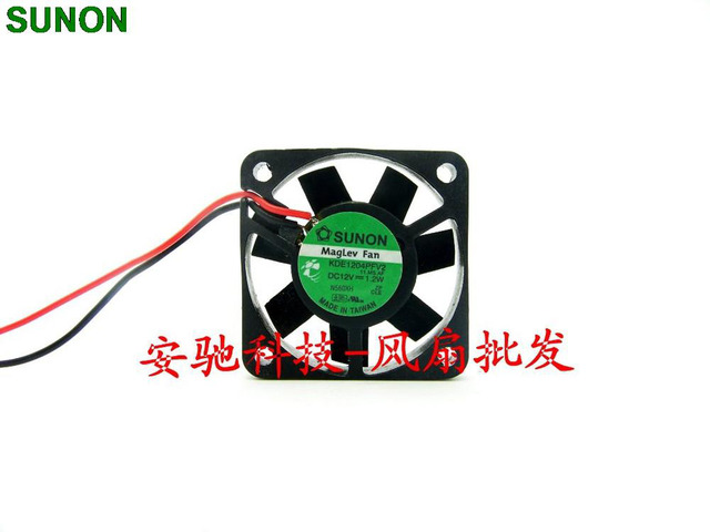 For Sunon 4cm KDE1204PFV2 12V 1.2W 2 -wire fan server inverter axial cooling fans