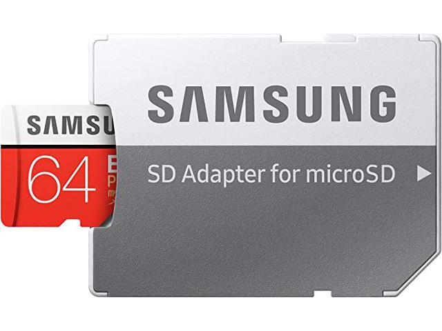 Samsung MB-MC64HA EVO Plus 64 GB Class 10/UHS-I (U3) microSDXC - 100 MB/s Read - 20 MB/s Write