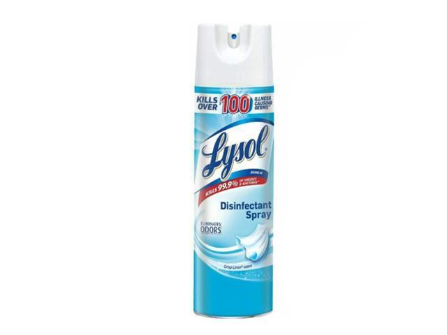 Professional LYSOL Brand 74828EA, Disinfectant Spray, Crisp Linen, 19 oz Aerosol Can