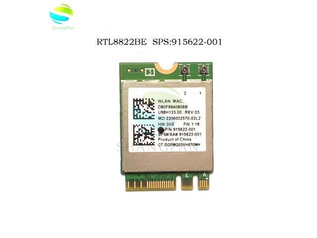 Lejiahong AC WIFI Adapter RTL8822BE 2.4G/5GHz 802.11AC/A/B/G/N WiFi + Bluetooth4.1 SPS:915623-001 NGFF M.2 Wireless WLAN Card