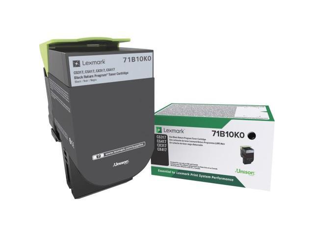 Lexmark 71b10k0 Unison Toner, 3,000 Page-Yield, Black 71B10K0