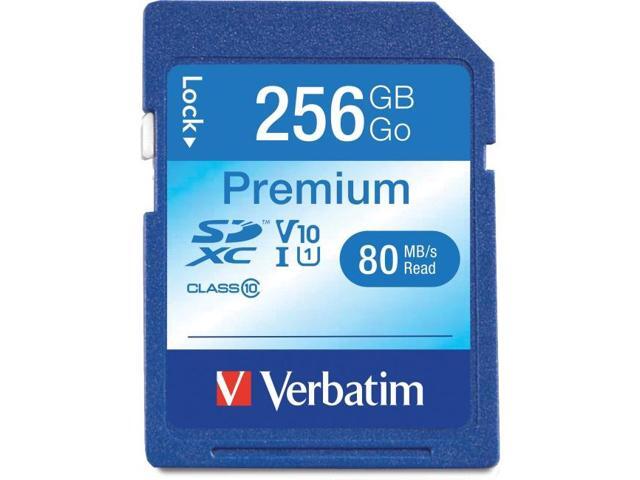 VERBATIM VER99828 256GB Premium SDXC Memory Card