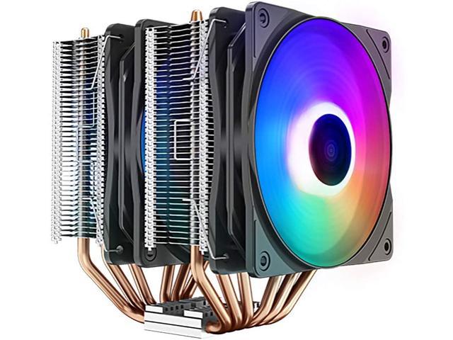 DEEPCOOL NEPTWIN V2-CPU Cooler Dual 120mm LED PWM Fans Twin-tower Polished Copper Base Metal Mounting Kit Support LGA2066/AM4