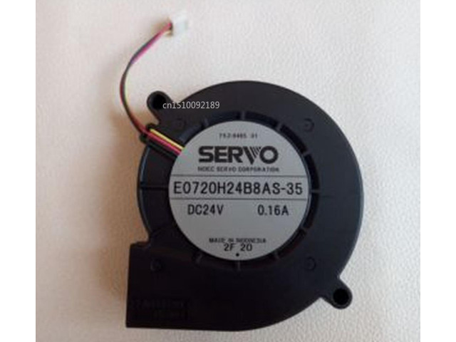 EnvÃo Gratis para E0720H24B8AS-35 24V CC 0.16A Servidor de 3 cables ventilador enfriador