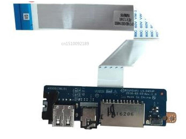 para Ideapad FLEX 4-1570 Audio USB placa lectora de tarjetas con cable LS-D453P prueba NBX0001WC00 buen envÃo gratis