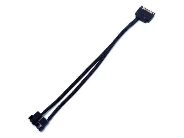 Mainboard CPU 1 To 2 SATA To 3 PIN and 4 Pin Fan Extention Cables 4P Adapter Cable Computer Case Mainboard SATA Power Cables