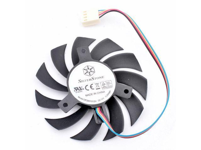 Photos - Computer Cooling Utek DFS801012H DC12V 0.26A 75mm diameter and 40mm hole pitch 4 wires 4pin cool 