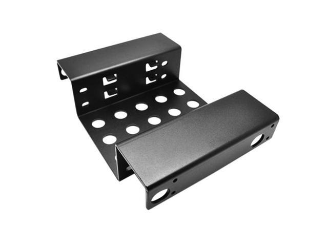 2-Bay 2.5-Inch to 5.25-Inch Adapter Bracket Hard Drive Caddy SSD Chassis Hard Drive Mounting Tray Caddy Bay