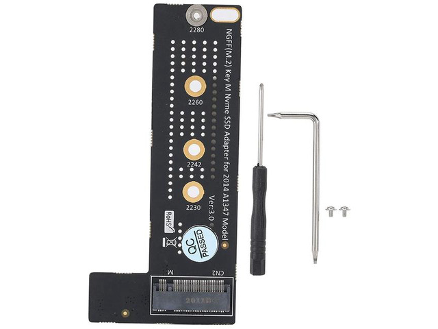SSD To A1347 Adapter Card SSD Adapter Card SSD Upgrade Kit M.2 NGFF M-Key NVME SSD Card