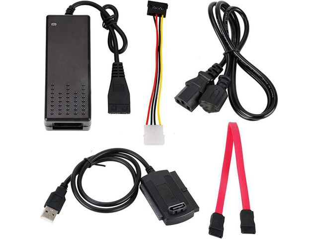 SATA/PATA/IDE to USB 2.0 Adapter Converter Cable for Hard Drive Disk 2.5 inch 3.5 Hard Drive FE for Hard Drive EU Plug