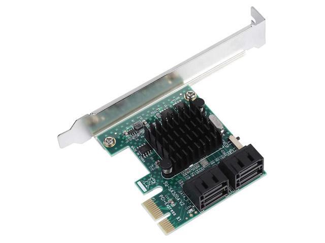 PCIE to SATA Expansion Controller Expansion Card with 4 Ports 6G SATA Expansion Card for PCI Expansion Cards