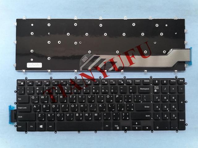 FOR DELL Inspiron 15 5565 5567 5570 5575 7566 7567 Keyboard Without Frame Arabic Black Laptop Keyboard