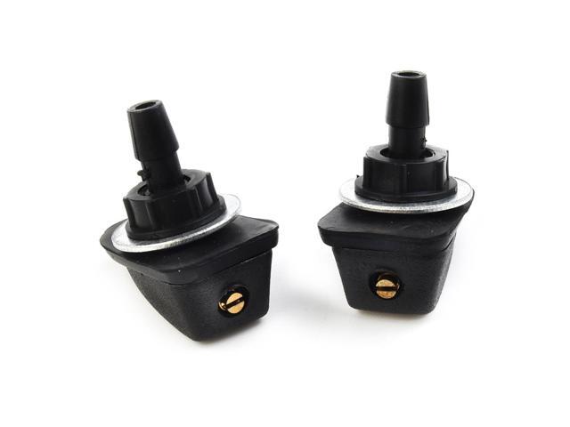OIAGLH ~2Pcs Car Front Windshield Washer Wiper Nozzle Sprayer Sprinkler Water Spout Outlet Universal For Toyota 1Mazda 1Hyundai photo