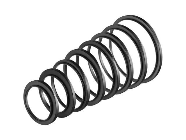 FOR 8 Pieces Step-up Adapter Ring Set Made of Premium Anodized Aluminum 49-52-55-58-62-67-72-77-82 for Photography