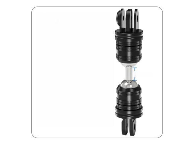 FOR Dual Ball Head Damping Adjustable Mount Adapter 1/4 Screw for Here 13 3 Camera Holder