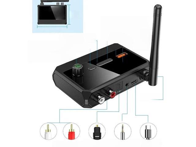 FOR 5.3 Audio Wireless Audio Adapter With AUX 3.5mm RCA Optical Jack Support U-disk for TV PC Speakers Car