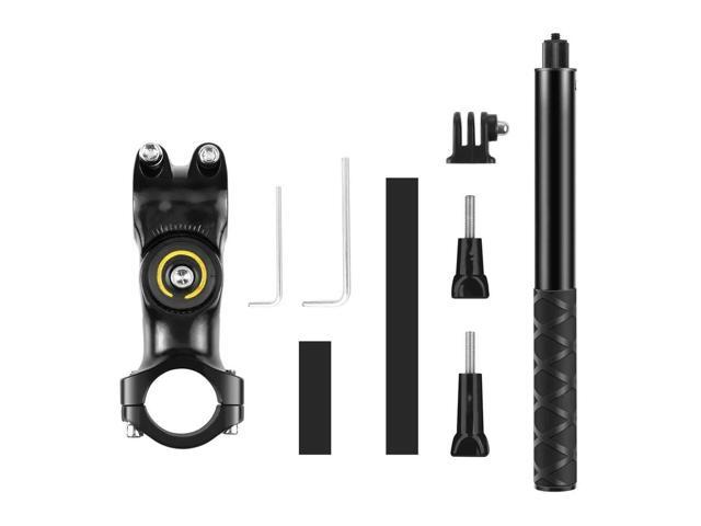 FOR Motorcycle Bicycle Handlebar Fixture Mount Camera Bracket Adapter & Monopod Stand For X3 X2 R RS