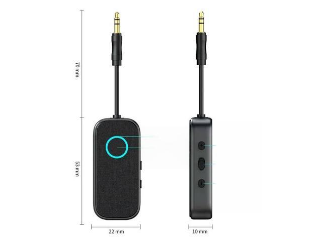 FOR 5.4 Audio 3.5mm 3.5 AUX HiFi Stereo Music Wireless Adapter For PC TV Car Speakers BT
