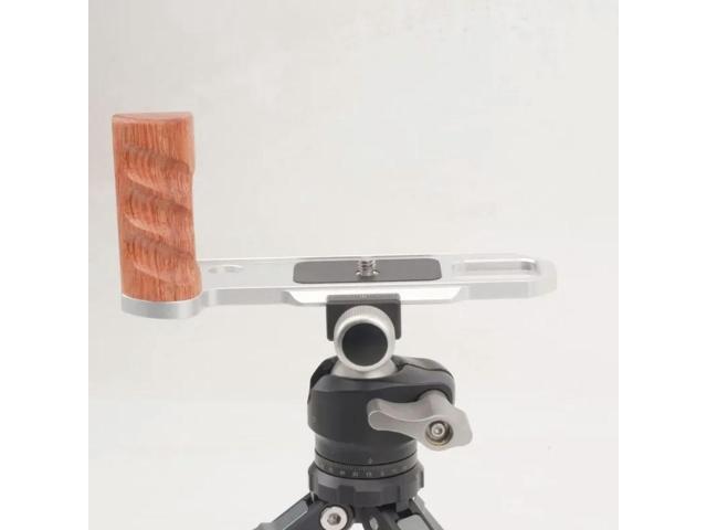 FOR F2 Quick L Plate Camera Wooden Handle Wood Tripod Mount Fit RRS for F2 Cameras
