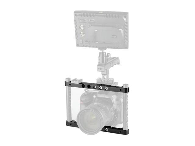 FOR Aluminum Cheese Cross Bar 200mm With 15mm Rod Adapter and 1/4 & 3/8 Mounting Points For Camera Cage Rig