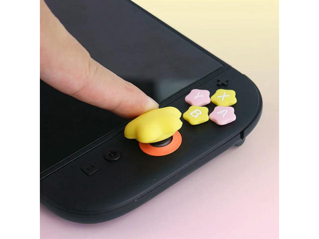 FOR Thumbstick Cover FOR NS2 Game Accessories Cross D-Pad Button Caps Thumb Grip Caps Set For 2 Joystick Ca
