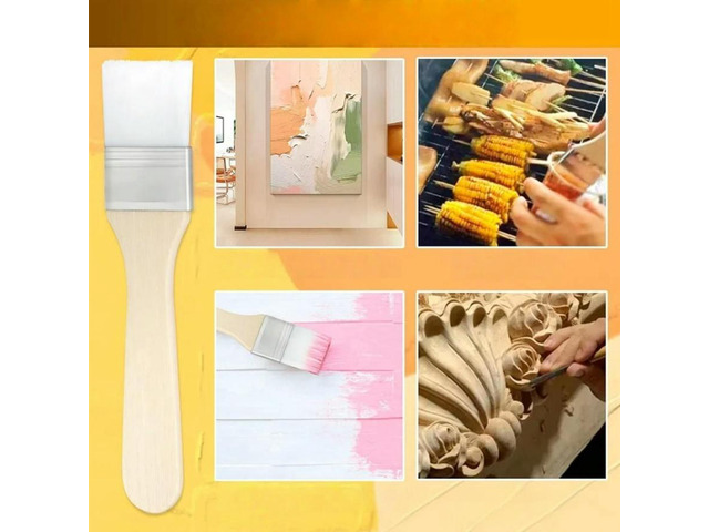 FOR 7 Pieces Paint Brushes For Acrylic Painting Mop Brush With Wooden Handle Crafts Face Body Art Oil Painting Easy ll