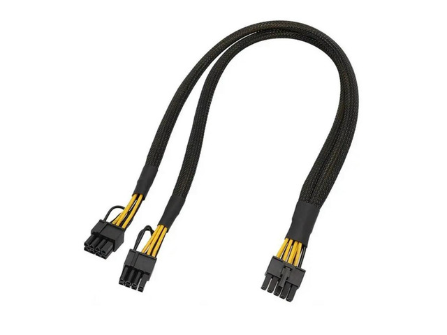 FOR 10PIN Male To Dual 8 Pin(6+2) Male Graphics Card Power Supply Cable Server 10PIN To Graphics Card Power Cable For Server