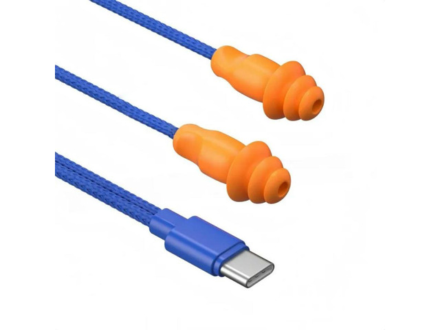 FOR Type-C Connector Ear Plugs Earphone 70Cm For Work, Noise Suppression, Hearin