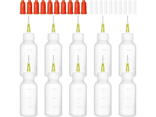 FOR Blunt Tip Glue Squeeze Bottle, 30Cc Glue Bottles With Applicator Dispenser