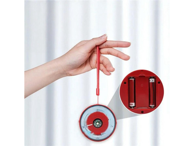 FOR Outdoor Pocket AM/FM Portable Radio With Steering Wheel Design High Sensitivity Rad Powered 2 AAA Batteries