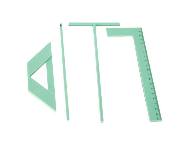FOR Efficient And Convenient Binding For Bookbinding- Plastic Bookbinding Ruler