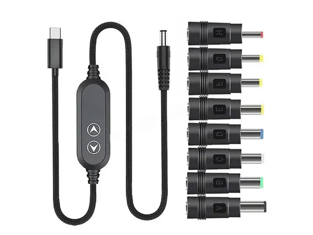 FOR Type-C To DC Power Adapter Cable 100W PD Boost Cable Type-C To DC5.5Mm And 5