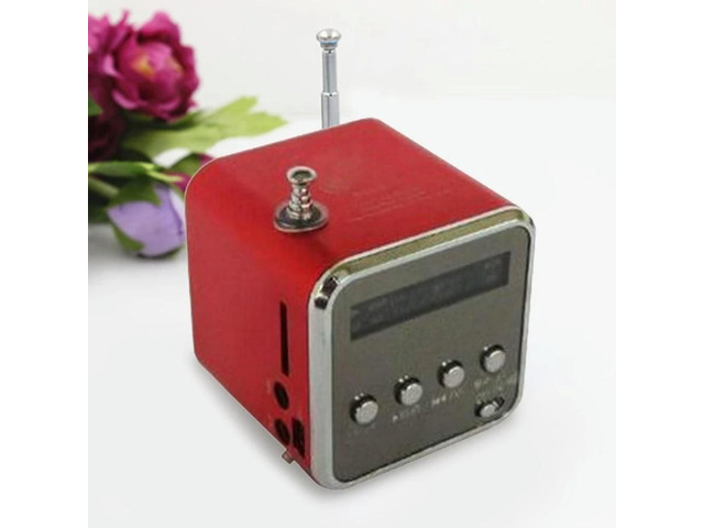 FOR TD-V26 Digital Portable Mini Fm Radio LED Loudspeaker Wireless Speaker MP3 Support SD/TF Card