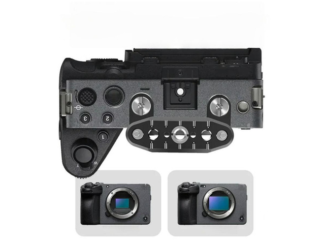 FOR Quick Release Plate 63Mm Mini Aluminium Alloy NATO Rail Top Expansion Board For FX30/FX3 DSLR Camera Cage Rig