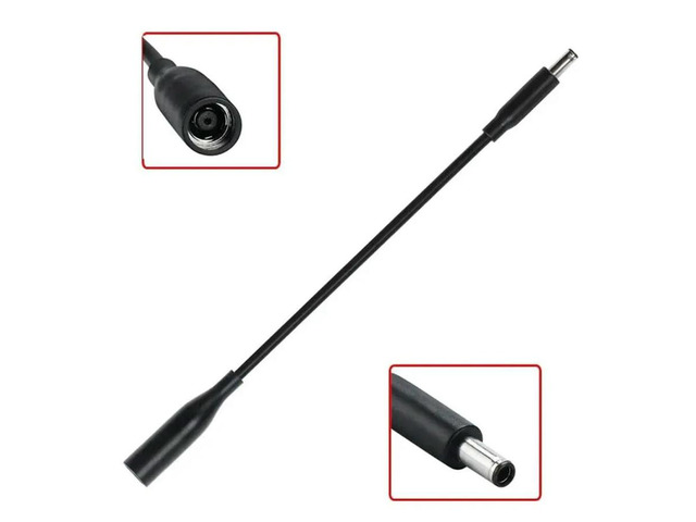 FOR 10Pcs Power Converter Adapter Cable Replacement For Small Tips 7.4Mm Female