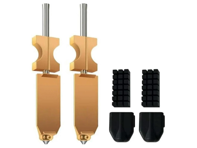FOR AD5X 0.4Mm Hotend Nozzle Assembly 2Packs, Extra 2PCS Silicone Sock+ 2PCS Nozzle Brush For Upgraded 3D Printe