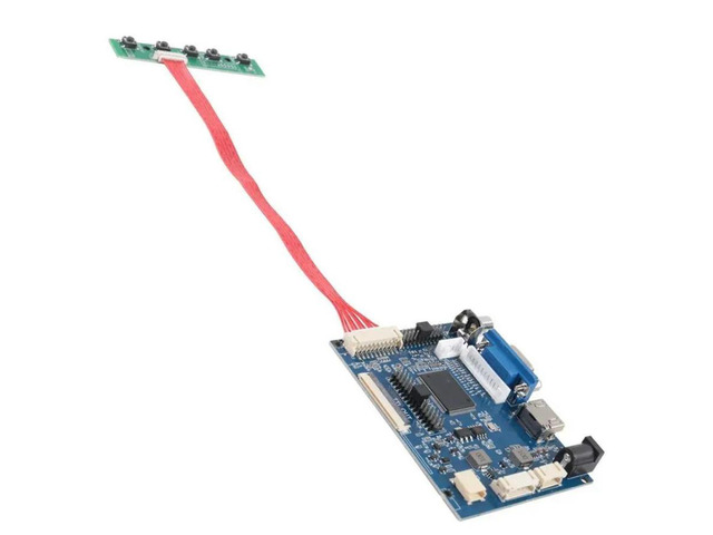 FOR AT070TN90 For AT070TN92 For AT070TN94 7 Inch Panel Compatible LCD Display TTL LVDS Controller Board VGA 2AV 50PIN
