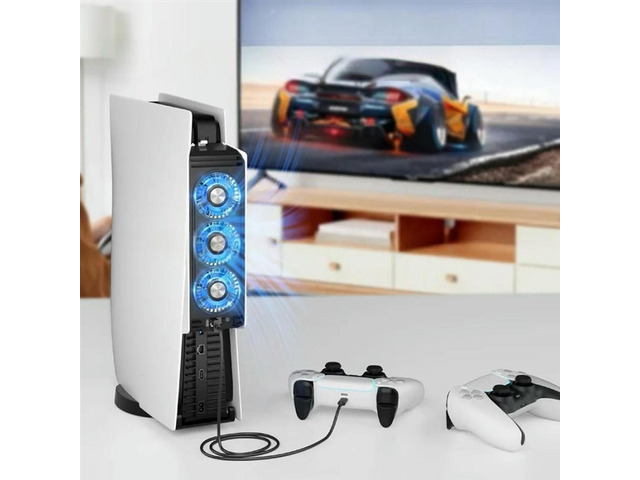 FOR Console Rear Cooling Fan Gaming Console Temperature Control Quiet Speed Heat
