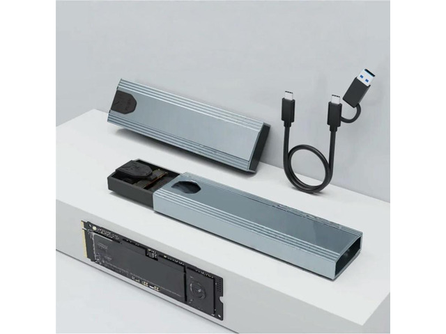 FOR M.2 SSD Hard Drive Enclosure M.2 Nvme SATA SSD M.2 To USB Type C SSD Adapter