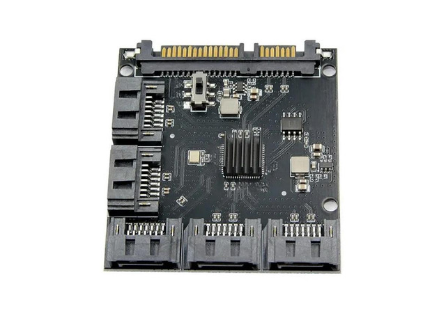 FOR JMB575 1SATA To 5SATA High-Speed Expansion Card For SATA3.0 Hard Drives Works On For 7/8/10/11