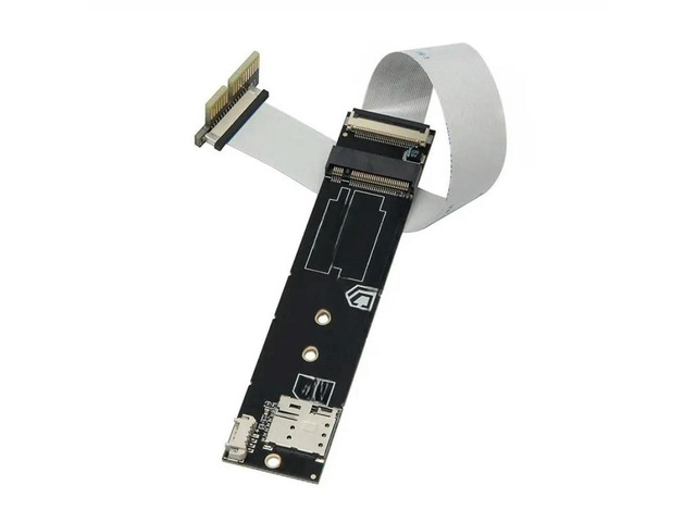 FOR M. 2 Key-B Type C PCI-E X1 To SIM Slot WWAN Adapter Card, Supports 3G/4G/5G 