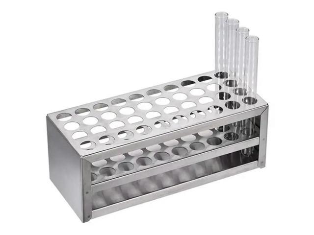 FOR Test Tube Rack Stainless Steel Test Tube Rack 32-Hole Test Tube Holder Test Tube Holder Laboratory Use