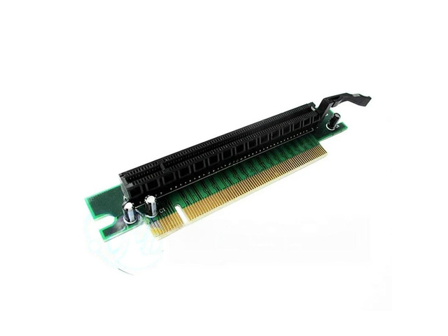 FOR PCI-E PCI Express x16 to x16 90 Degree Right Angle Riser Card For 1U 2U PC