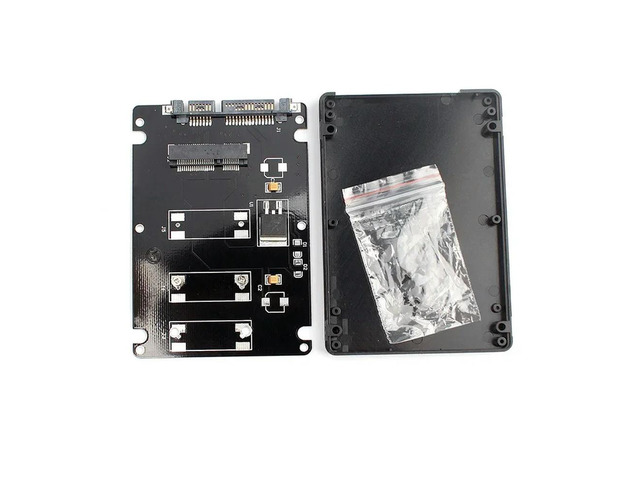 FOR Superior Mini pcie mSATA SSD To 2.5Inch SATA3 Adapter Card With Case