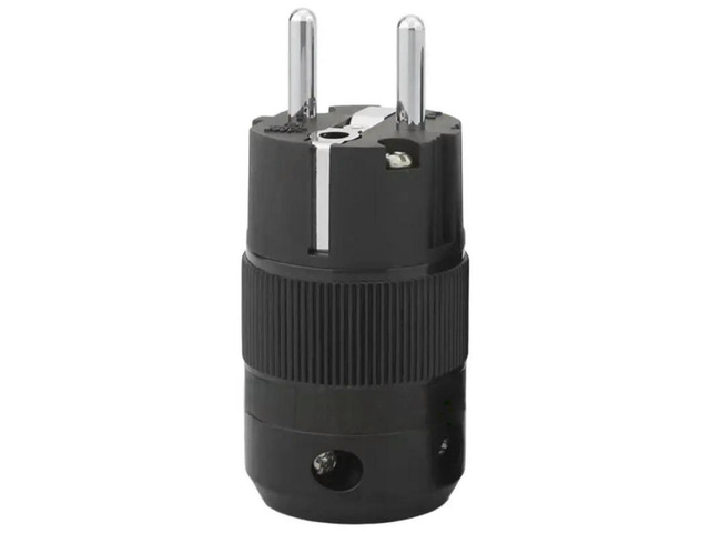 FOR Rhodium Plated EUR Schuko EU Power Plug & IEC Connector Plug HIFI Power Adap