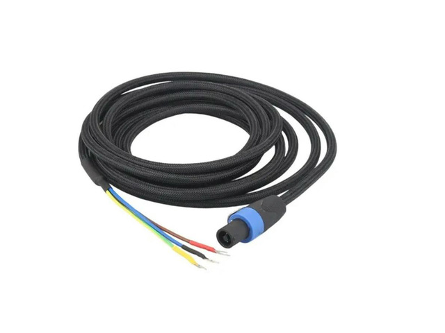 FOR REL/MJ Acoustics Compatible Hifi 3-Wire Subwoofer Cable-Speakon To Spade End-Sub Speaker Cable, 0.5 Meter