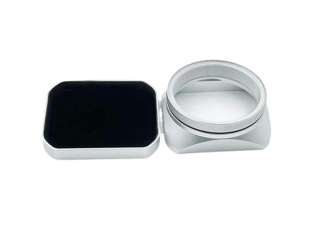 FOR Metal Lens Hood Square Design For X100V X100VI X100F For X100S Camera With C