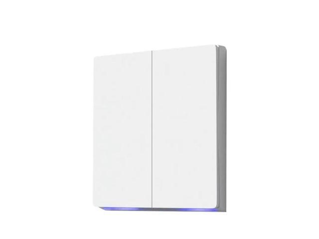 FOR Wifi Smart Work 2 Gang Neutral Wire Required Wall Push Button For AC For Fan Curtain Motor Blinds